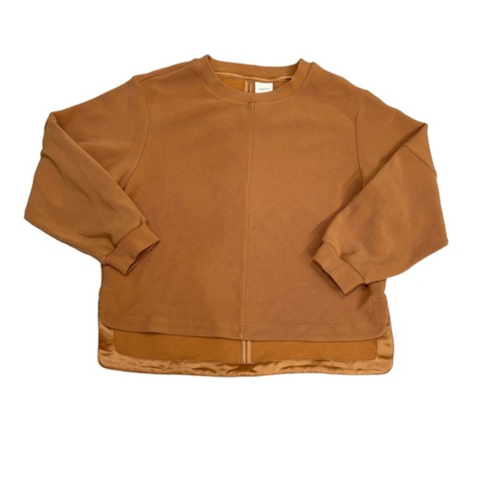 Varley Sweater - satin lined open back seam and side split